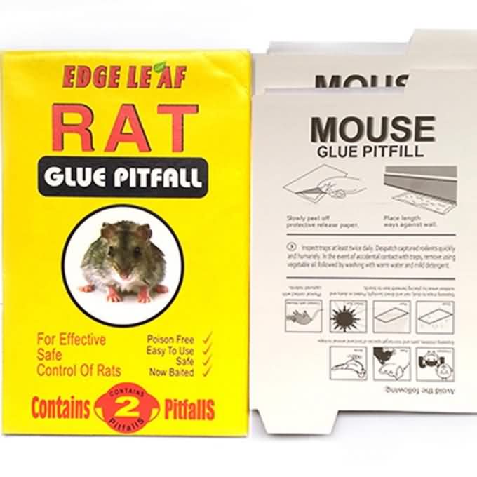 Armadilha para rato BT-1404 Rat Cola Pitfall pequena placa de papel amarelo