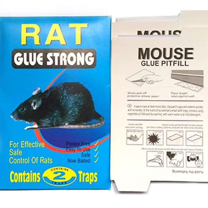 Mouse Trap GO-02 Rat Glue Pitfall Tablero de papel de tamaño pequeño