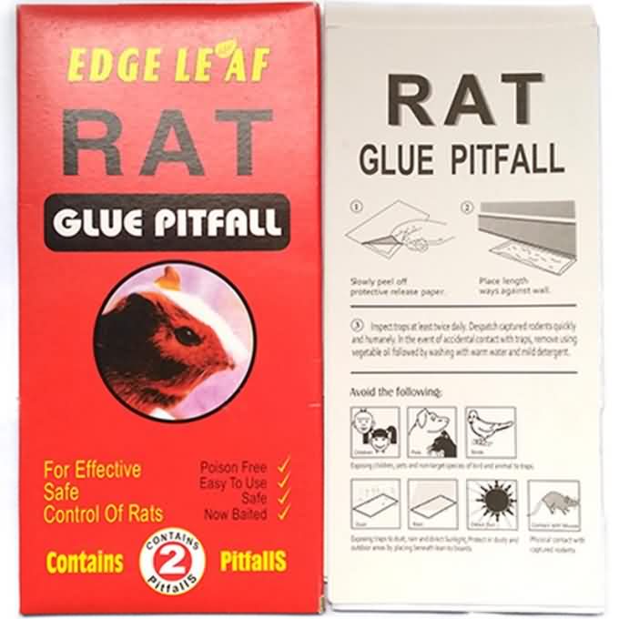 Pest Control GO-203 Red Rat Mouse Pegamento Pitfall L Tamaño Tablero