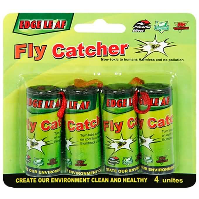 China Edge Leaf Fly Catcher Ribbon 75cm Long Glue Trap placa de controle de pragas armadilha de cola