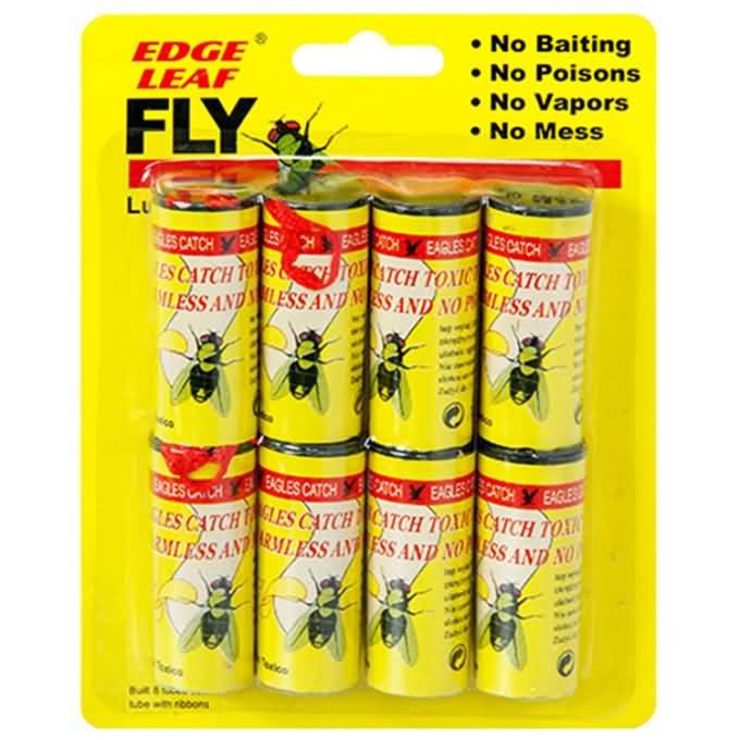 Fly Catcher Ribbon 8 Rolls Glue Trap tabla de pegamento para moscas armadilha para moscas