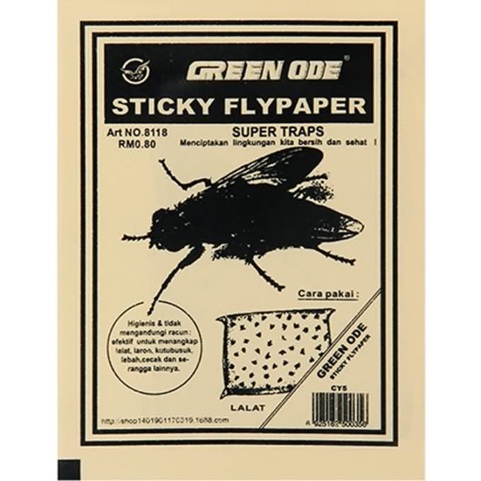 Yiwu CY-5 Original Green Ode Fly Glue Board Sticky Insects Paper