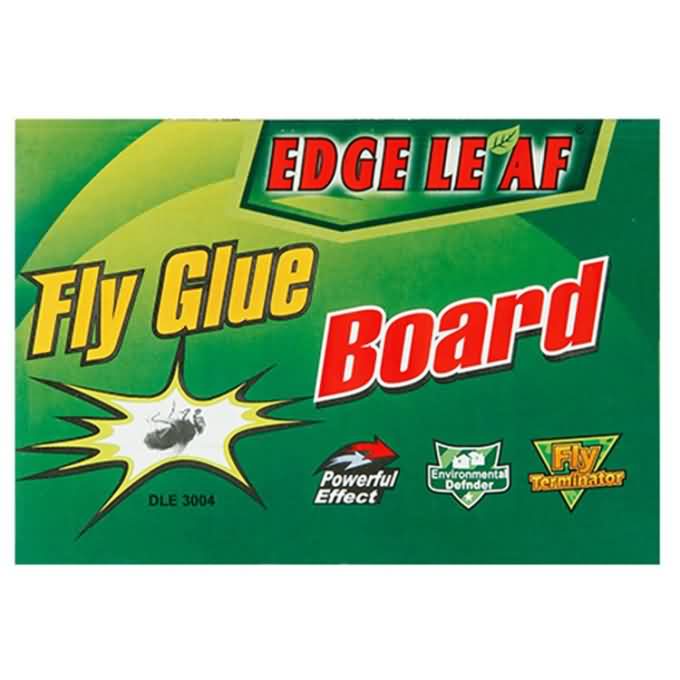 Yiwu Jingong DLE-3004 Edge Leaf Fly Glue Board Green Paper Glue Traps